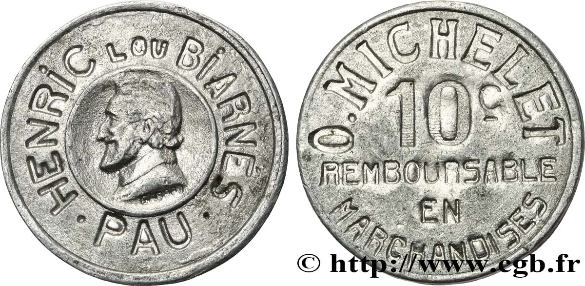 O MICHELET 10 Centimes XF