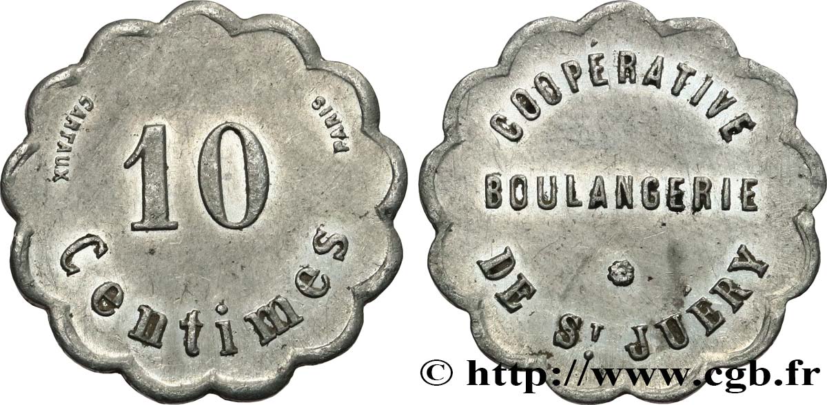 COOPERATIVE BOULANGERIE 10 CENTIMES SUP