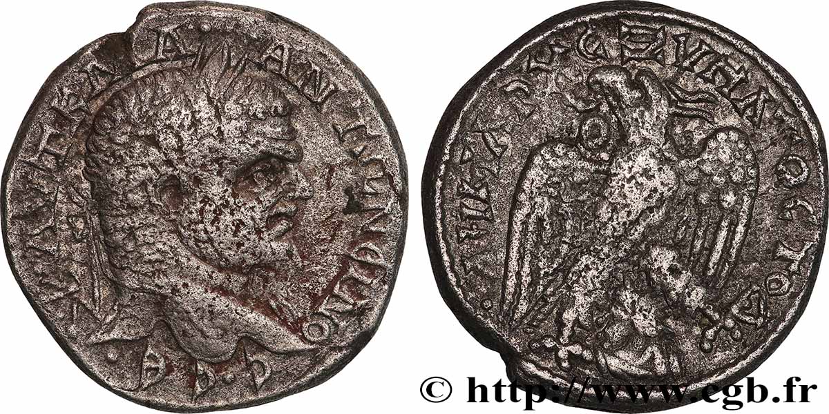 CARACALLA Tétradrachme syro-phénicien SS