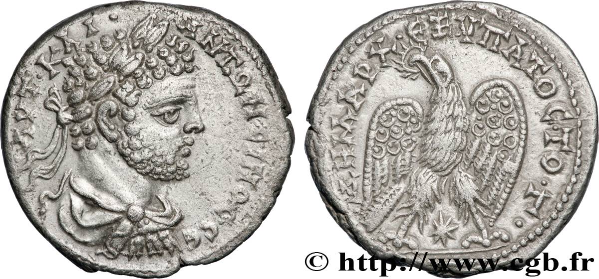 CARACALLA Tétradrachme syro-phénicien SUP