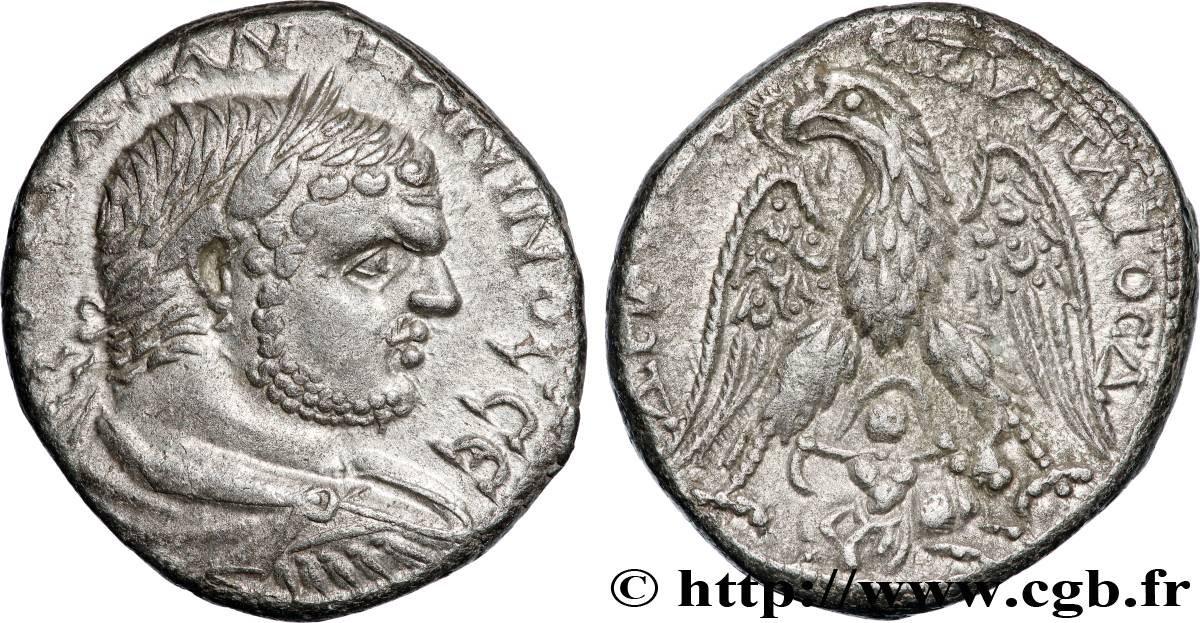CARACALLA Tétradrachme syro-phénicien SUP