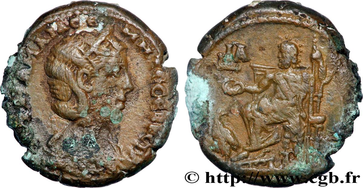 JULIA MAMÉE Tétradrachme TB+/TTB