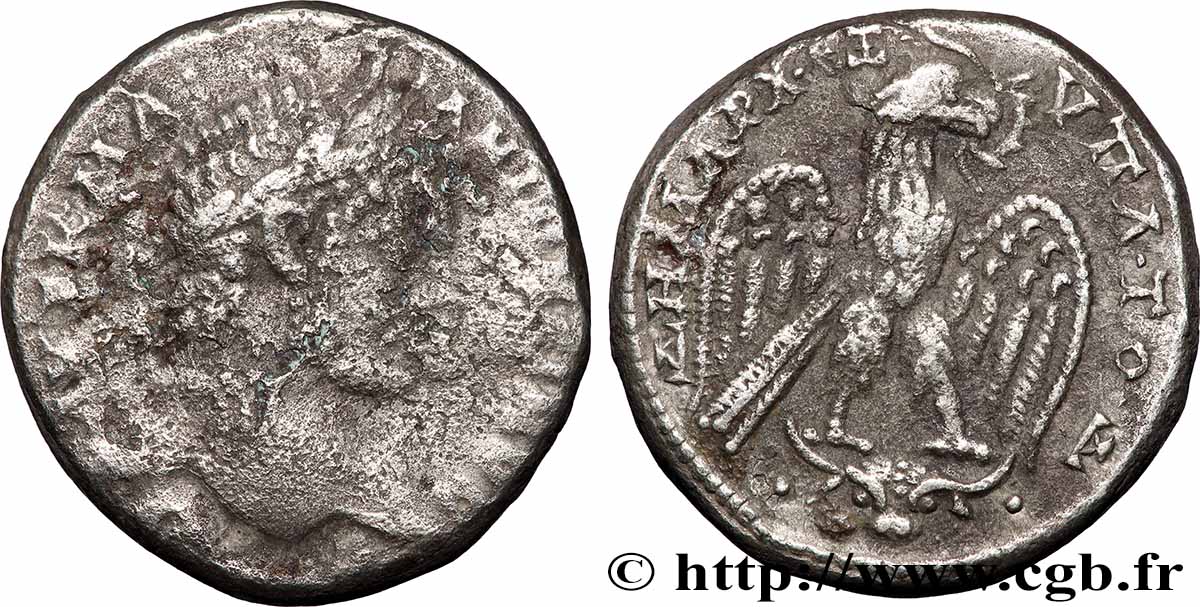 CARACALLA Tétradrachme syro-phénicien VF/AU