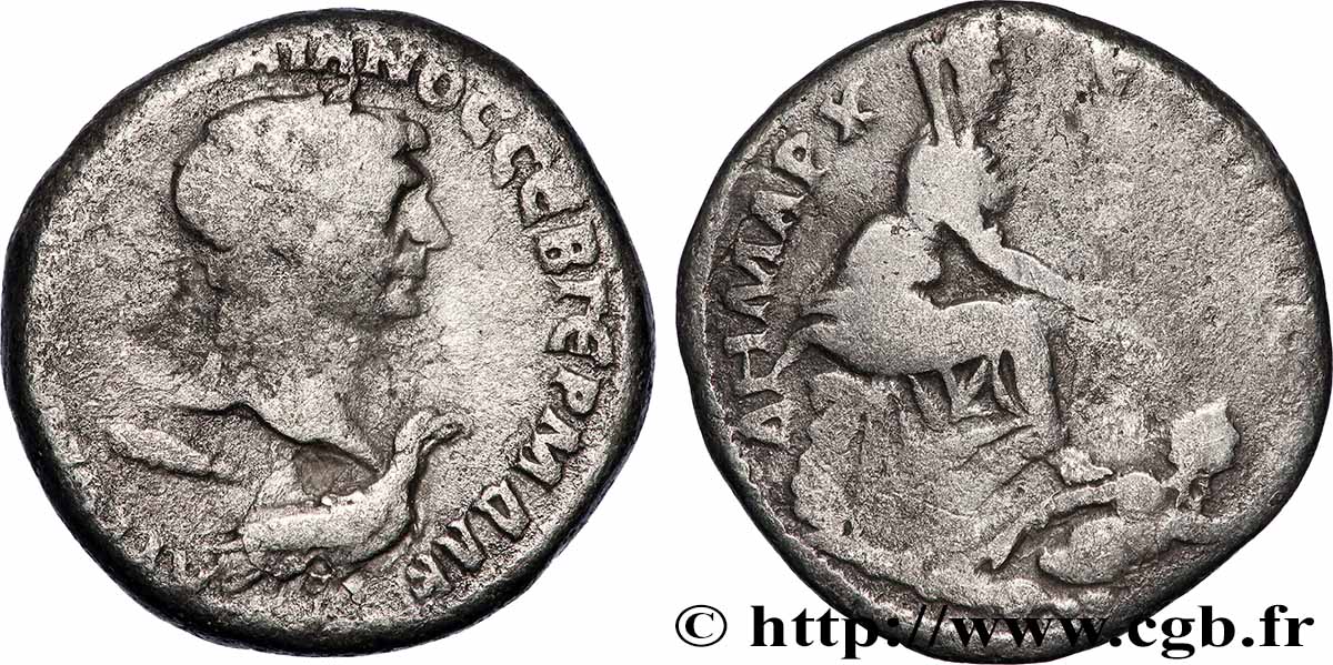 TRAJANUS Tétradrachme syro-phénicien VF