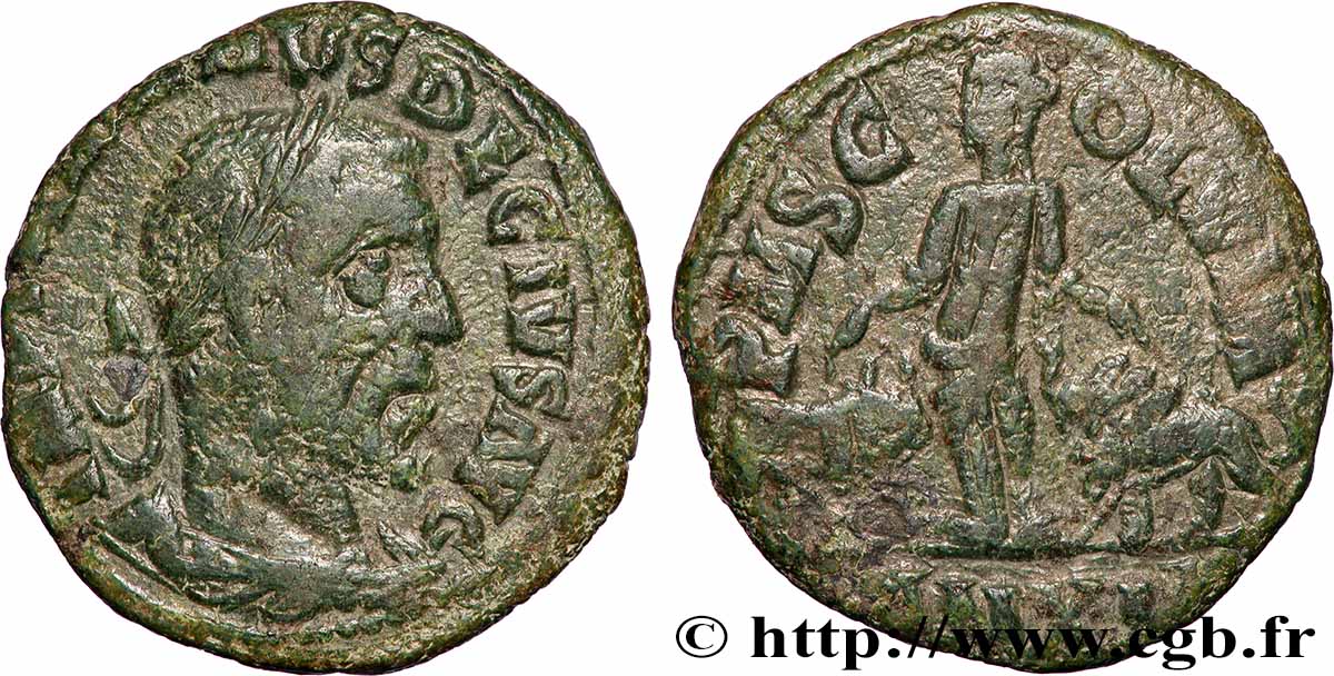 TRAJAN DECIUS Sesterce VF