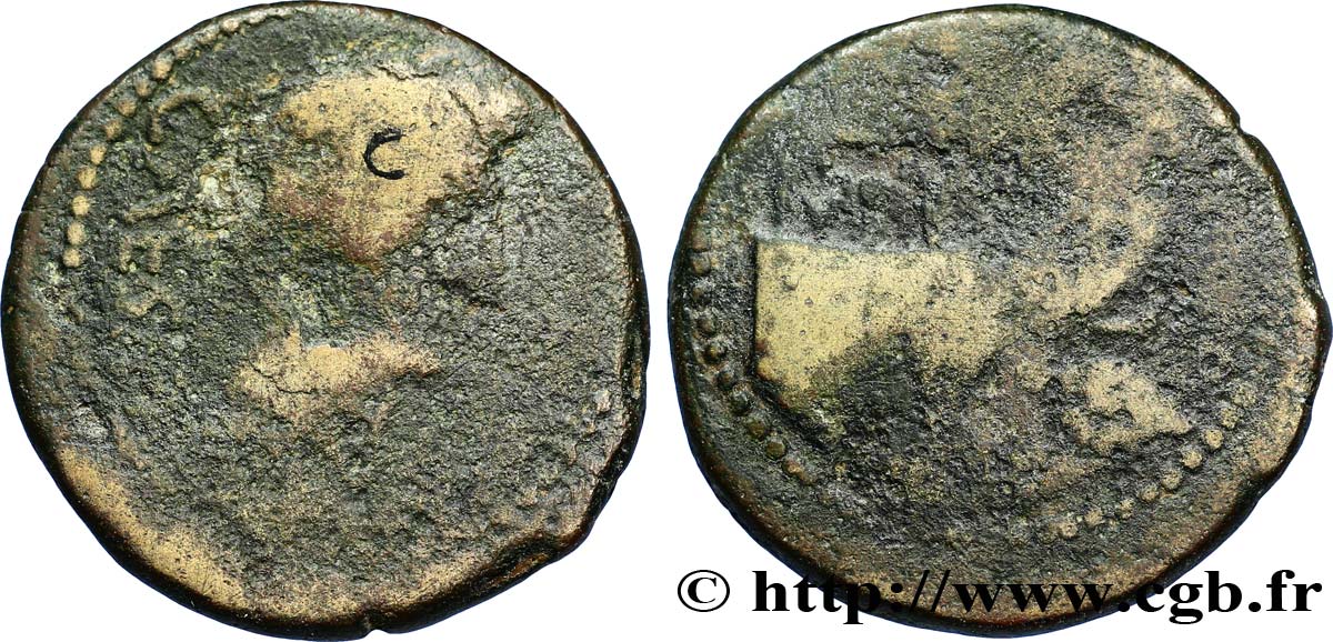 NARBO - NARBONNA - OCTAVIAN Dupondius B