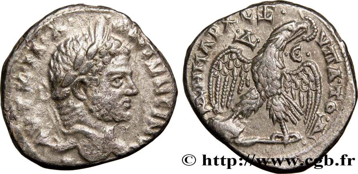 CARACALLA Tétradrachme syro-phénicien TB+