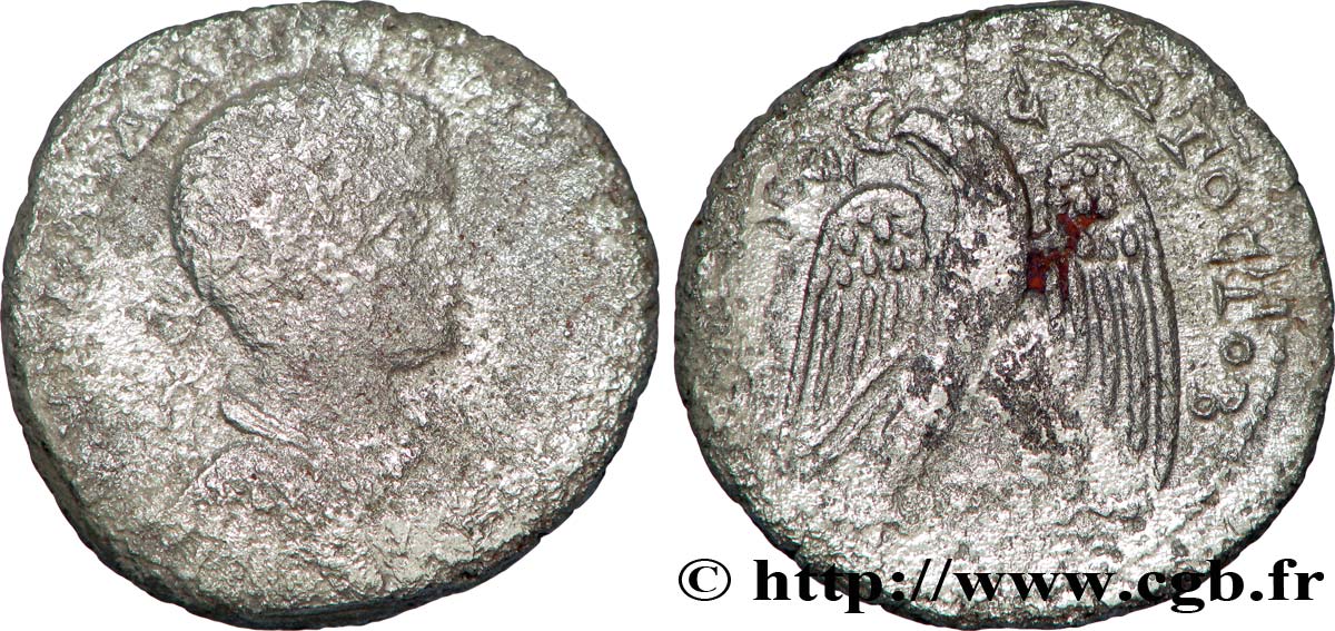 ÉLAGABAL Tétradrachme syro-phénicien TTB