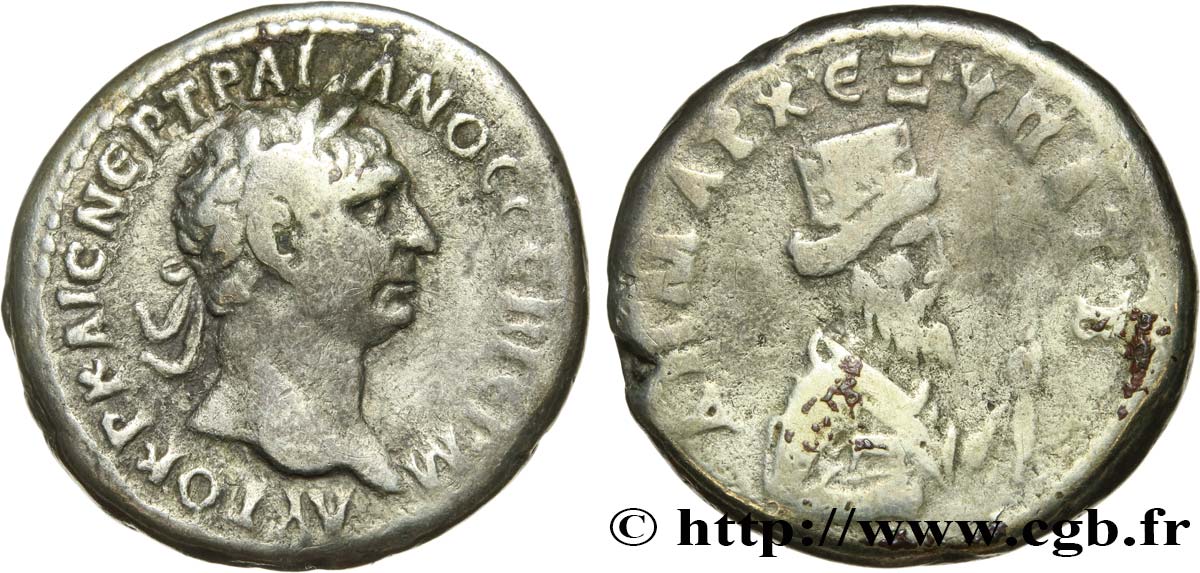 TRAJAN Tridrachme TTB/TB+