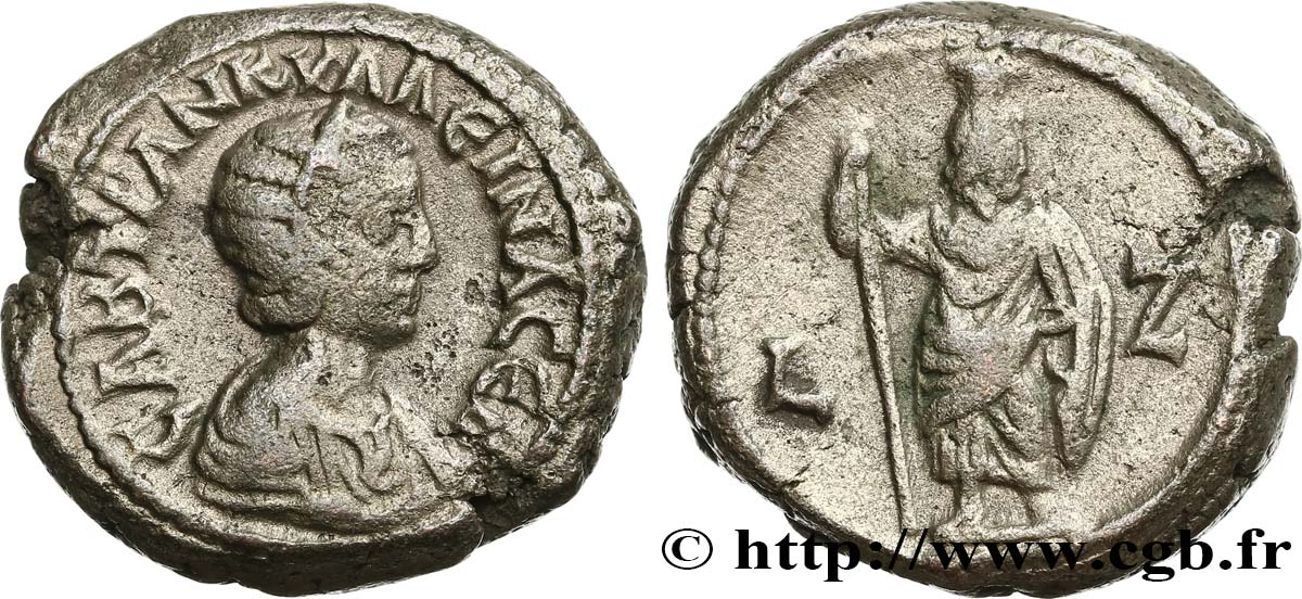 GORDIANUS III and TRANQUILLINA Tétradrachme XF