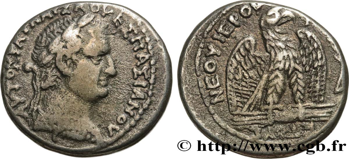 VESPASIANUS Tétradrachme syro-phénicien XF