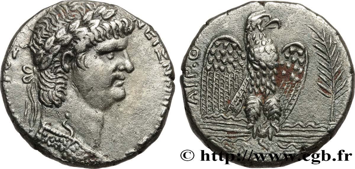 NERO Tétradrachme syro-phénicien AU/AU