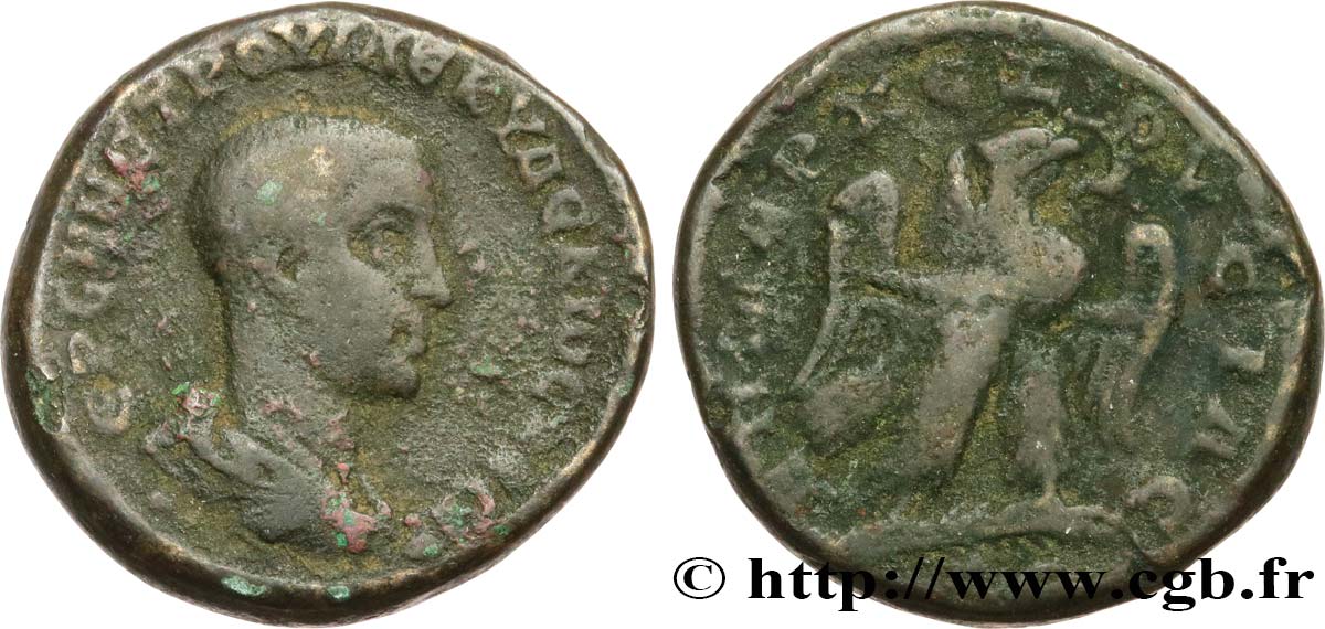 HERENNIUS ETRUSCUS Tétradrachme syro-phénicien S