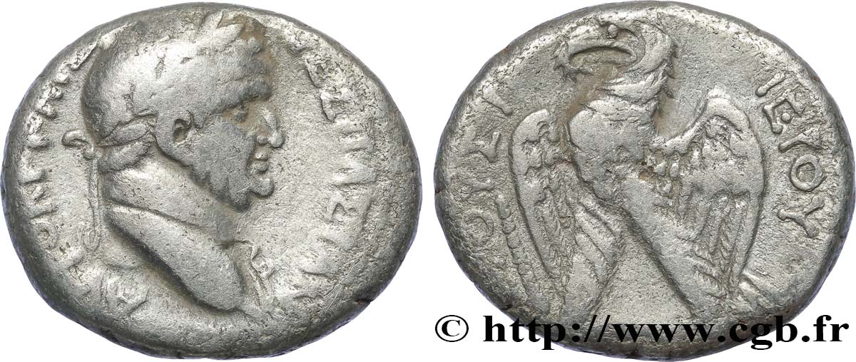 VESPASIEN Tétradrachme syro-phénicien TB+