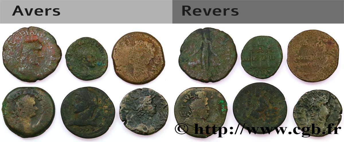 LOTTE Lots de 6 monnaies lotto