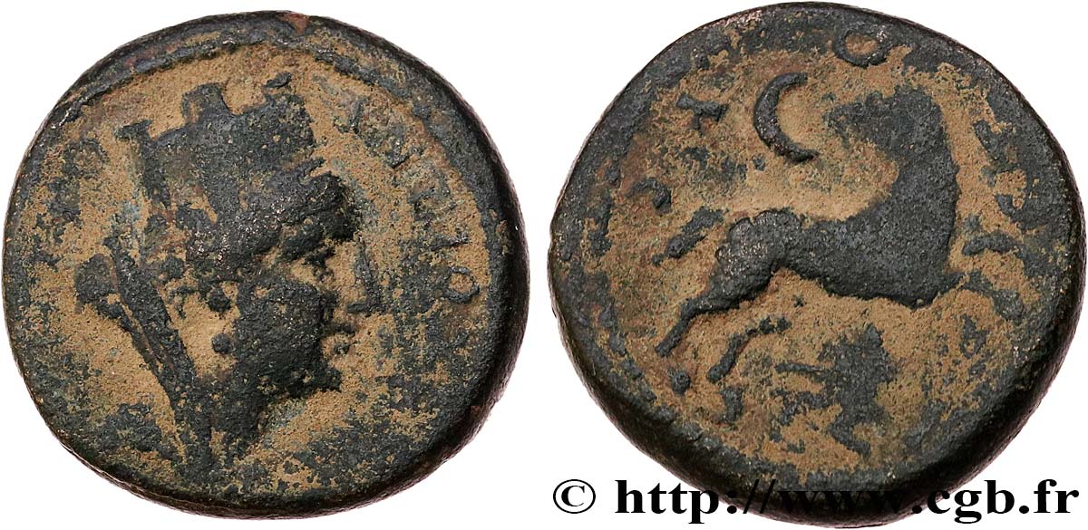 SYRIE - SÉLEUCIE ET PIÉRIE - ANTIOCHE - AUGUSTE Bronze TTB