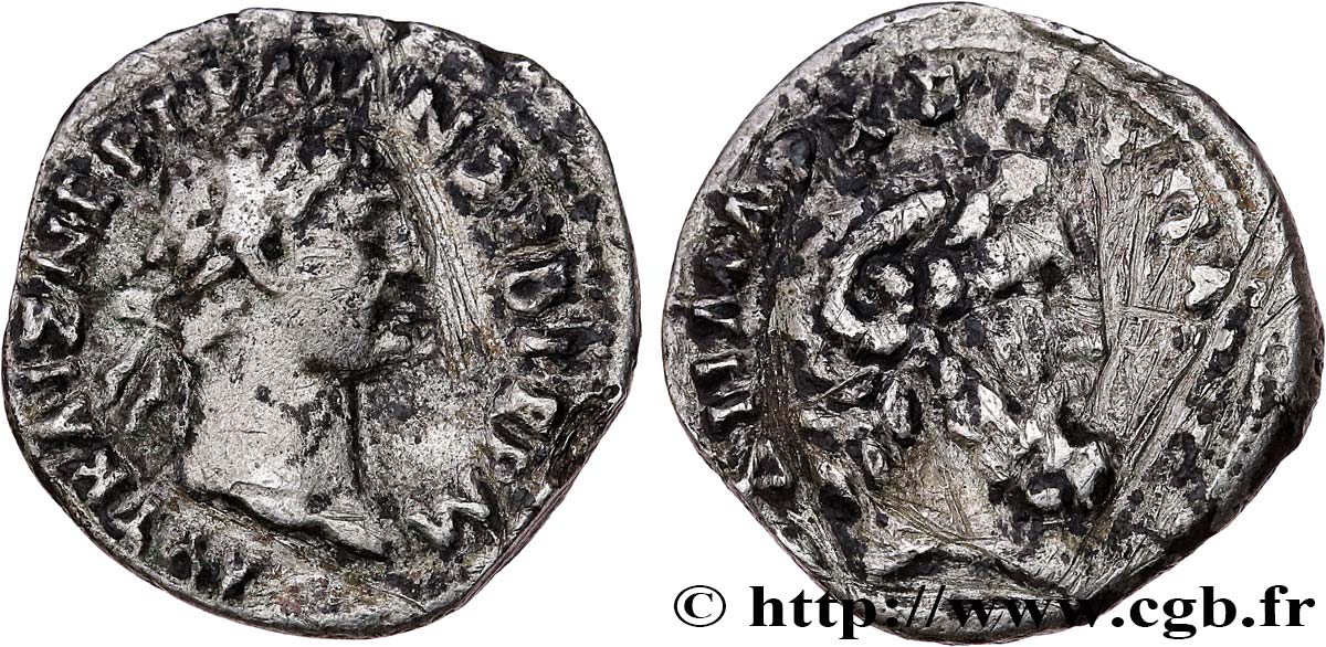 TRAJAN Hemidrachme TB+