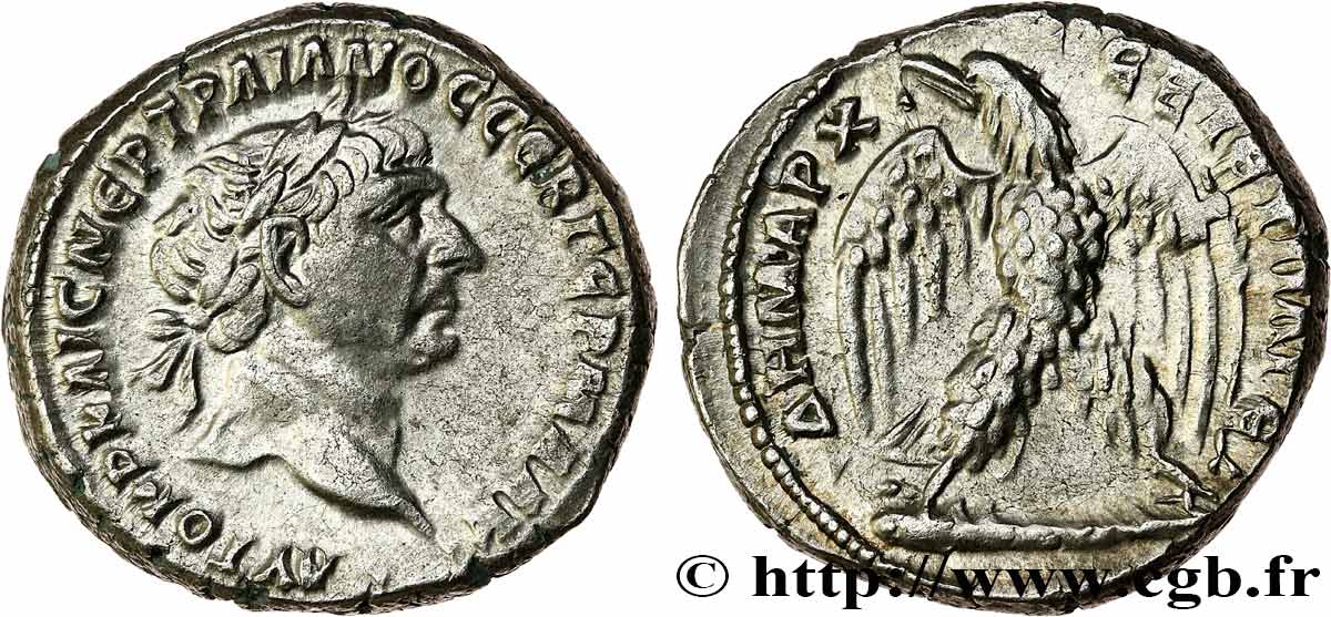 TRAJAN Tétradrachme syro-phénicien SPL