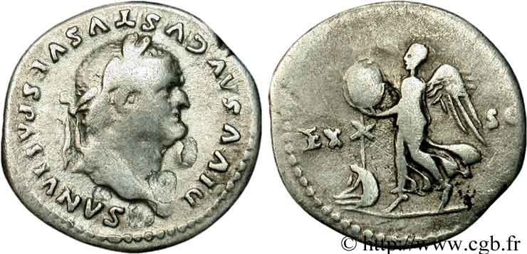 VESPASIEN Denier TB+