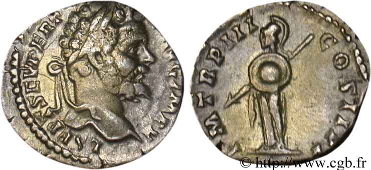 SEPTIMIUS SEVERUS Denier XF/AU