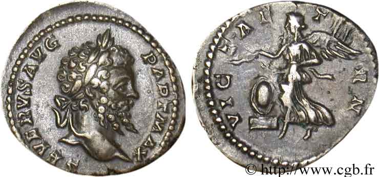 SEPTIMIUS SEVERUS Denier AU/XF