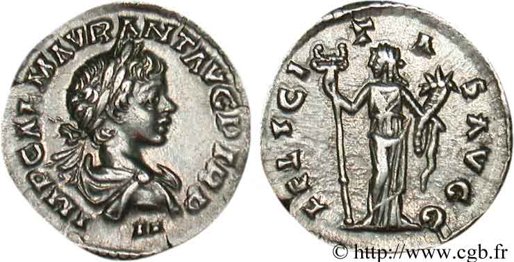 CARACALLA Denier SUP/TTB+