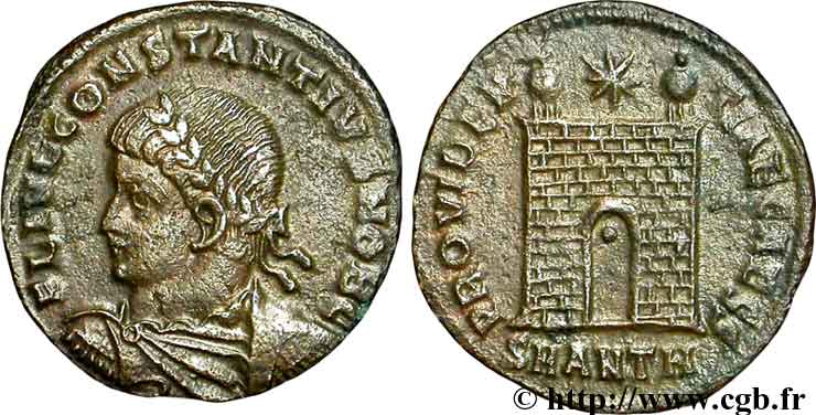 CONSTANTIUS II Centenionalis ou nummus AU