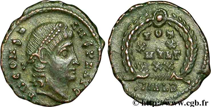 CONSTANS Centenionalis ou nummus TTB+