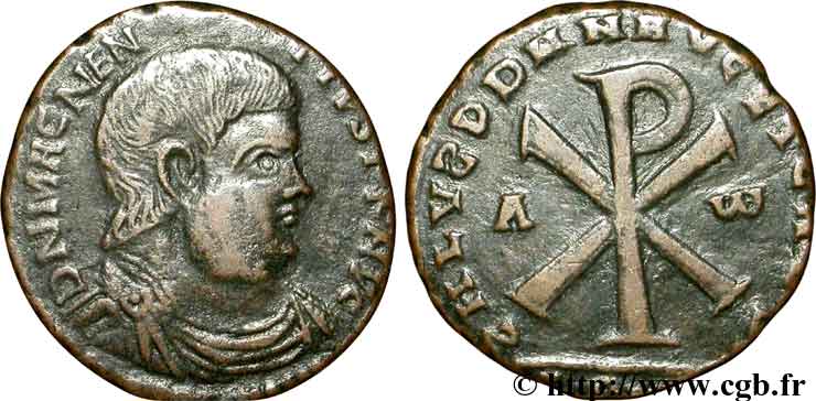 MAGNENCE Double maiorina, (GB, Æ 1) TTB
