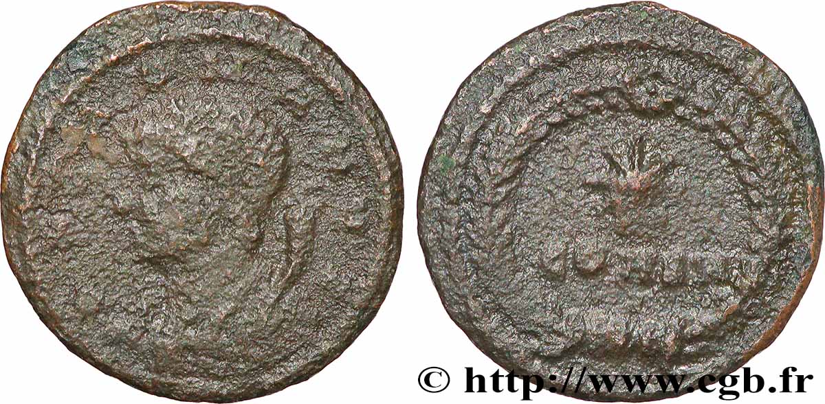 POPULUS ROMANUS Demi-centenionalis ou demi-nummus TB+