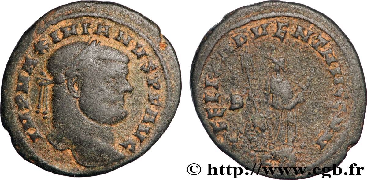 MAXIMIANUS HERCULIUS Follis VF