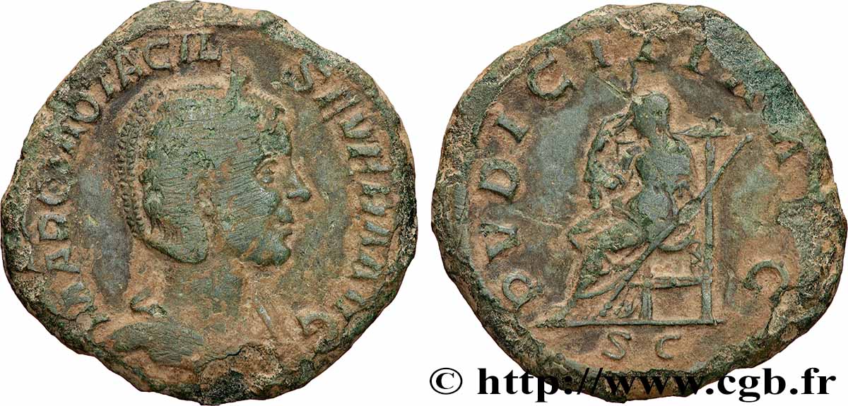 OTACILIA SEVERA Sesterce BC+