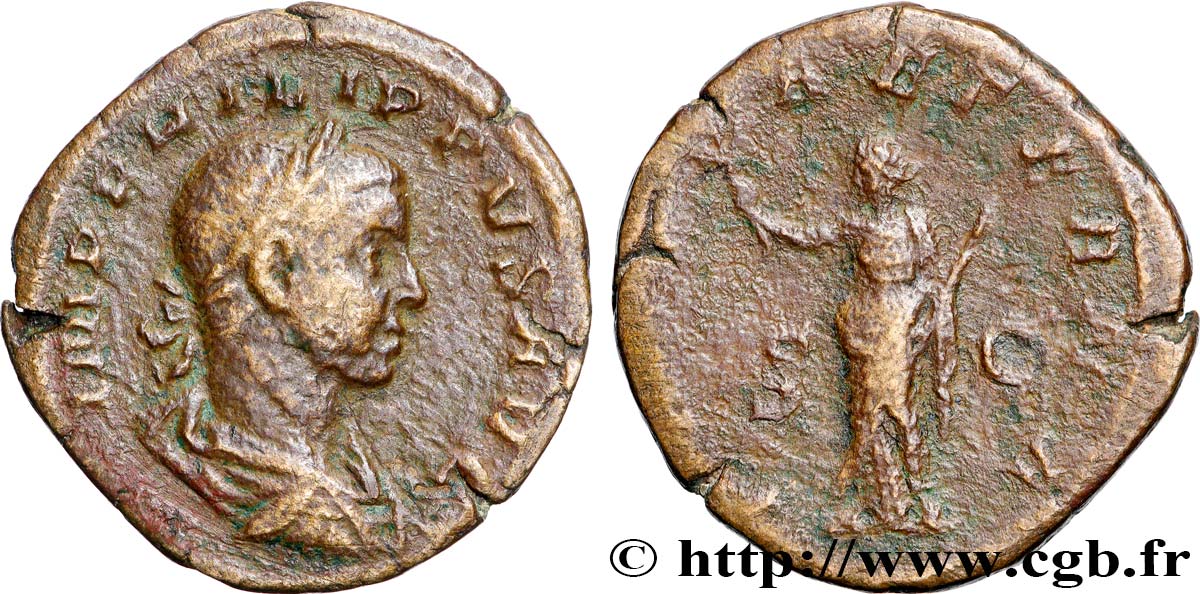 FILIPPO II FIGLIO Sesterce q.BB