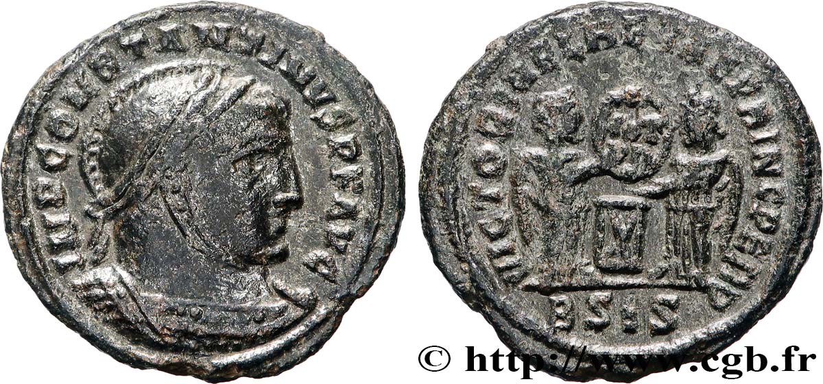 CONSTANTIN Ier LE GRAND Centenionalis ou nummus TTB+