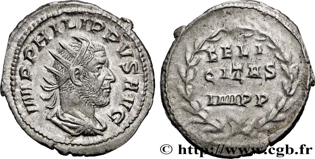 FILIPPO I PADRE Antoninien SPL/q.SPL