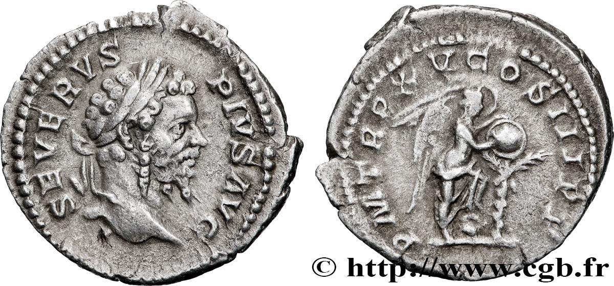 SETTIMIO SEVERO Denier q.SPL