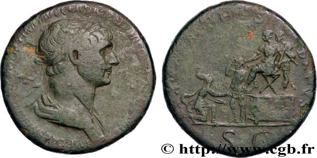 TRAJAN Sesterce TB+