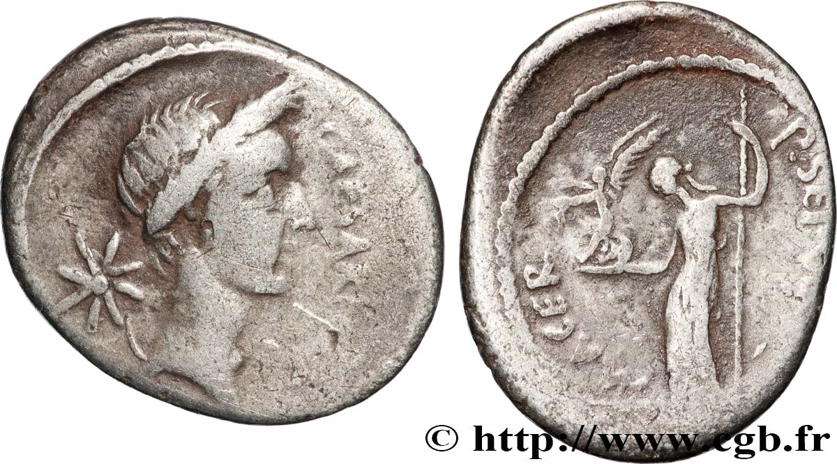 JULES CÉSAR Denier TTB