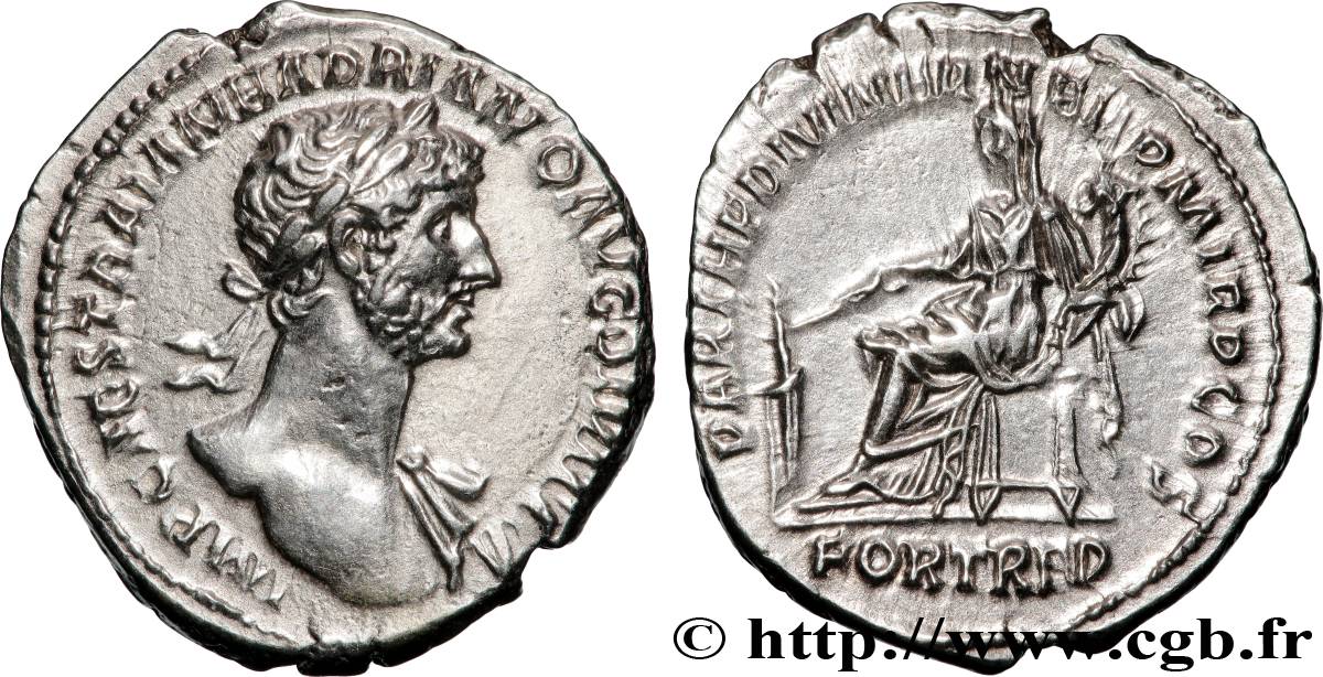 HADRIAN Denier MS