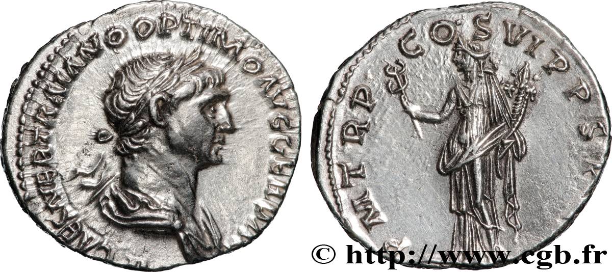 TRAJANUS Denier MS