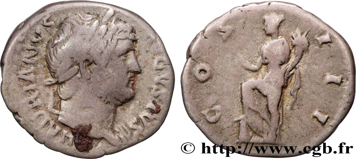 HADRIAN Denier VF