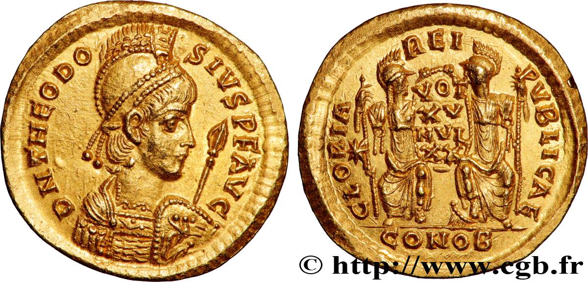 THÉODOSE II Solidus SPL