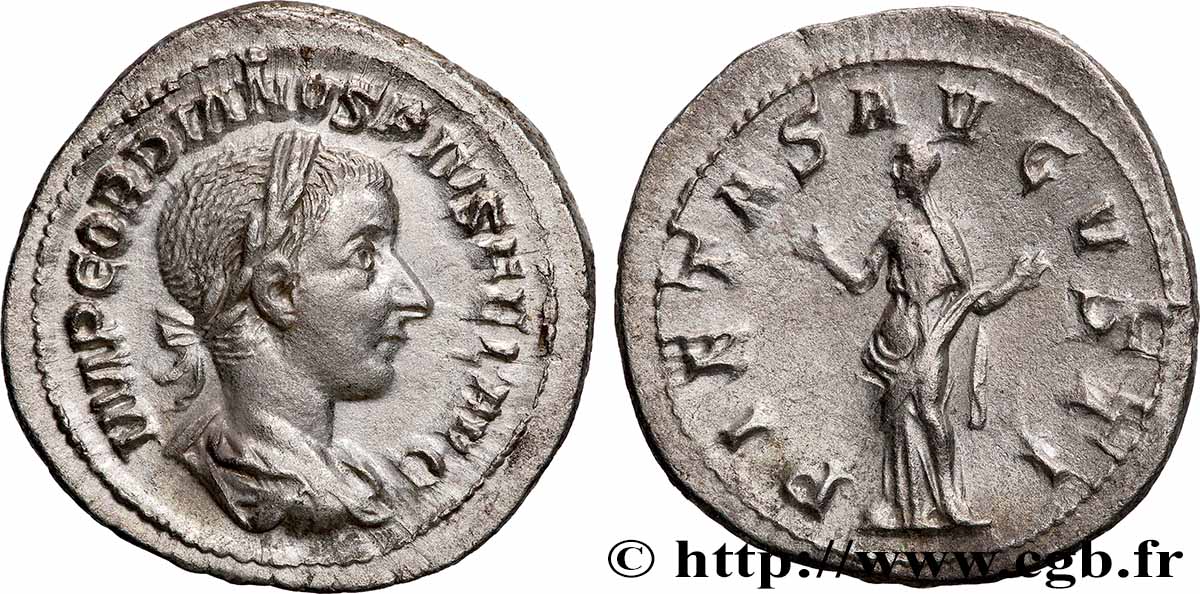 GORDIAN III Denier AU/AU