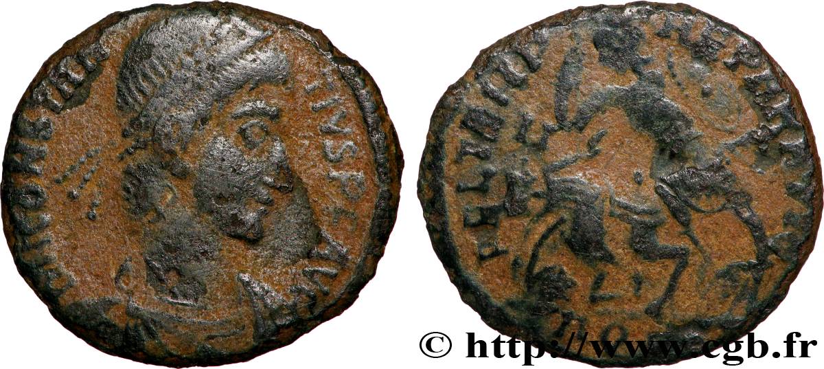 CONSTANCIO II Maiorina, (MB, Æ 2) BC+