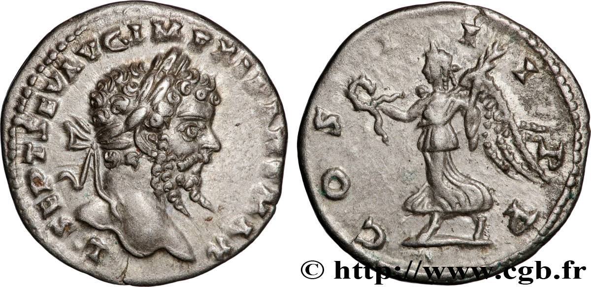 SEPTIME SÉVÈRE Denier SUP/TTB+