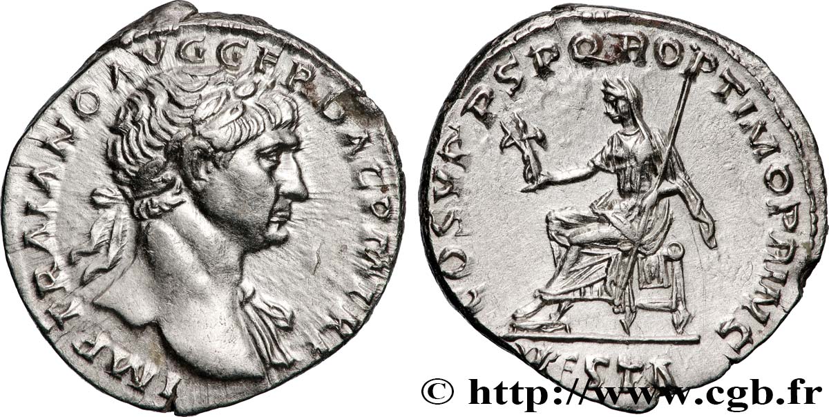 TRAJANUS Denier MS