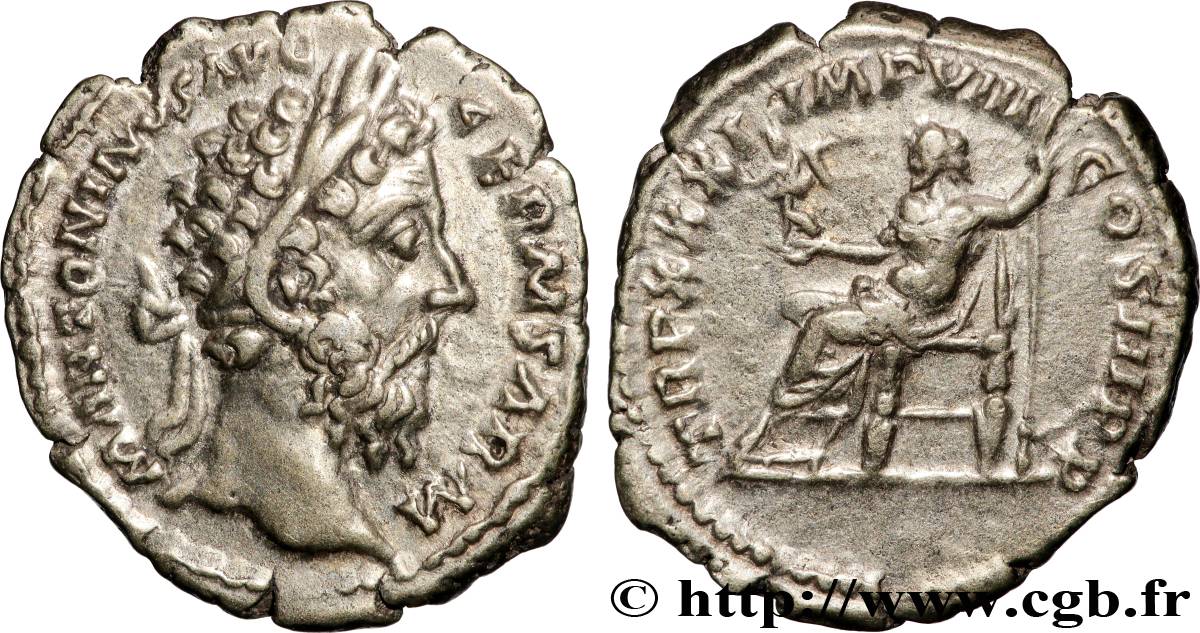 MARC AURÈLE Denier SUP/TTB+