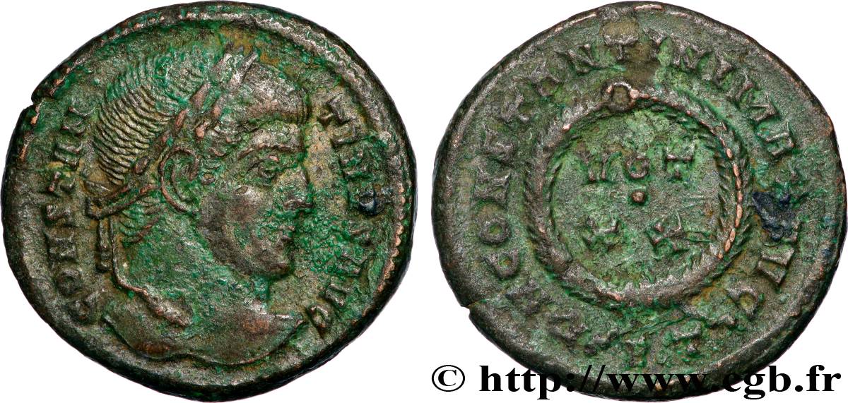 CONSTANTIN Ier LE GRAND Centenionalis ou nummus TTB+/TTB