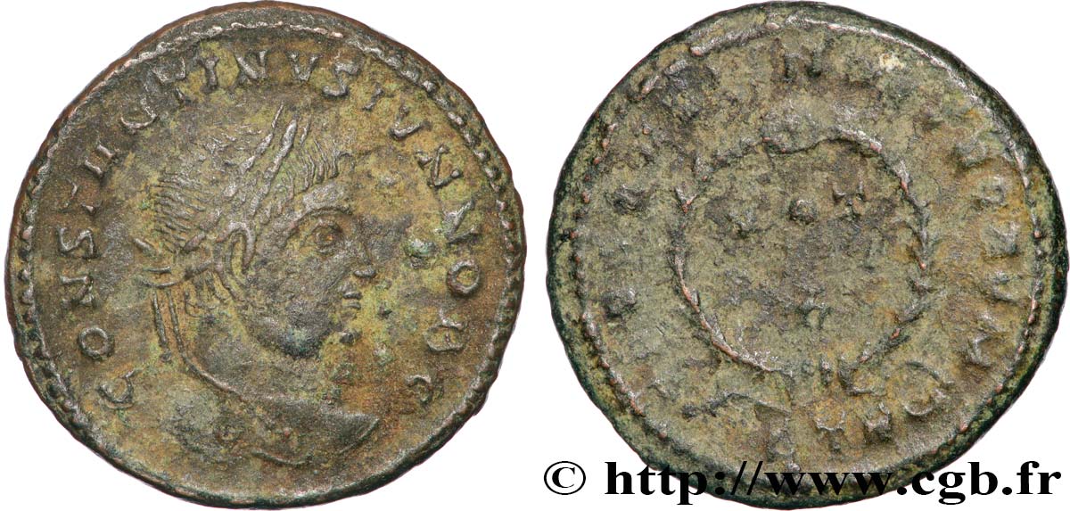 CONSTANTIN II Centenionalis ou nummus TB+