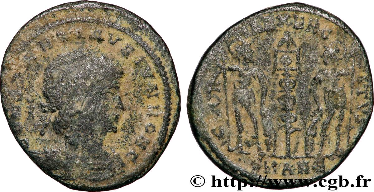 CONSTANTIN II Centenionalis ou nummus TB+